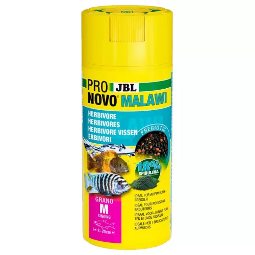 JBL ProNovo Malawi Grano M szemcsés sügértáp 250ml