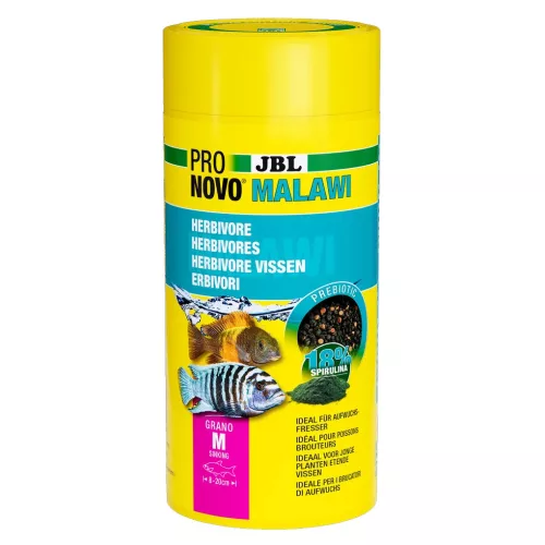 JBL ProNovo Malawi Grano M szemcsés sügértáp 1L