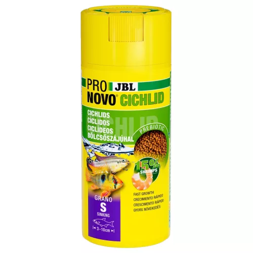 JBL ProNovo Cichlid Grano S 250ml CLICK