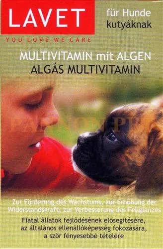 Lavet algás multivitamin tabletta kutya 50db