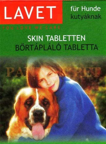 Lavet bőrtápláló tabletta kutya 50db