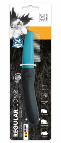 M-PETS normál fogú fésű 4x19,5cm
