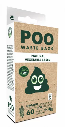 M-PETS Poo bio ürülékszedő zacskó 22x32cm 4x15db