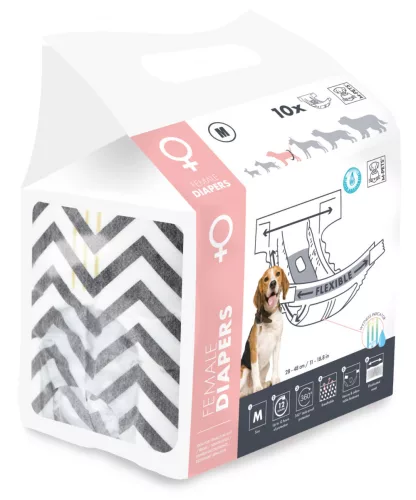 M-PETS kutya nadrágpelenka szuka M 4-9kg 10db