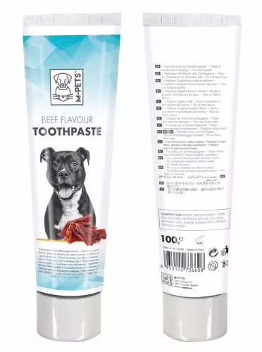 M-PETS fogkrém kutyák részére marhás 100g
