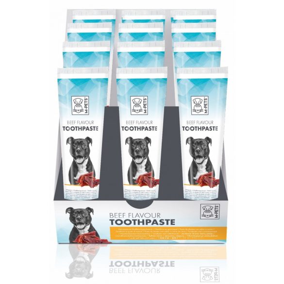 M-PETS fogkrém kutyák részére marhás 12db dobozban