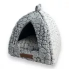 M-PETS macskabújó plüss sátor Snake 37x37x37cm kígyómintás
