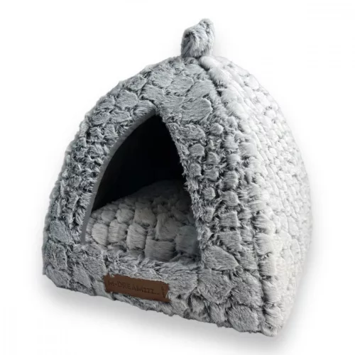 M-PETS macskabújó plüss sátor Snake 37x37x37cm kígyómintás