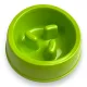 M-PETS tál falásgátlóval M 450ml zöld
