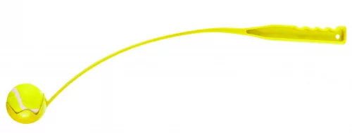 M-PETS kutyajáték labdadobó katapult 65x6cm sárga