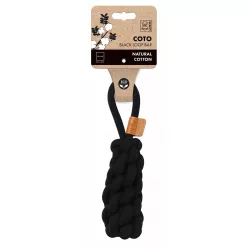 M-PETS kötéljáték fonat 22cm fekete