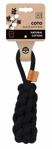 M-PETS kötéljáték fonat 22cm fekete