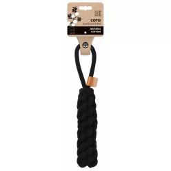M-PETS kötéljáték fonat 34cm fekete
