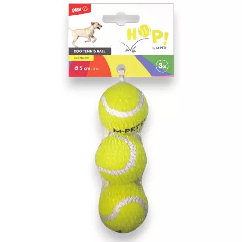 M-PETS teniszlabda 3db-os szett 5cm sárga