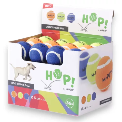  M-PETS teniszlabda 5cm 36db-os doboz vegyes szín