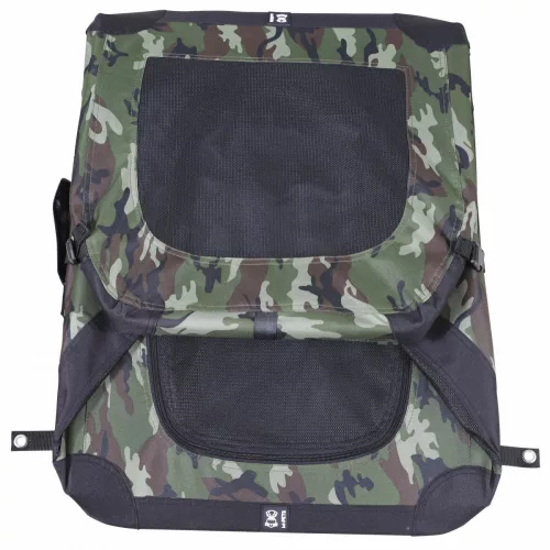 M-PETS COMFORT szállítótáska összehajtható L 71x51x51cm terepszín