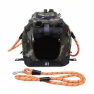 M-PETS REMIX szállítótáska 2in1 póráz/vállpánt XS 41x28x28cm terepszín