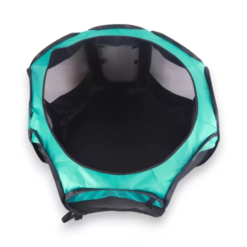 M-PETS Octagon hordozható kölyökkutya kennel ajtóval M 89x86x63cm