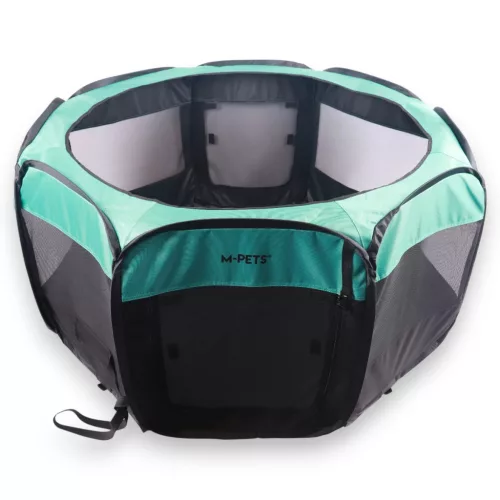 M-PETS Octagon hordozható kutya kennel ajtóval L 115x110x66cm
