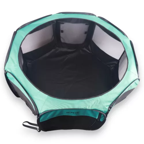 M-PETS Octagon hordozható kutya kennel ajtóval L 115x110x66cm