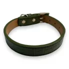 M-PETS nyakörv krokodil M 2x28-35cm zöld