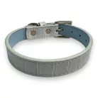 M-PETS nyakörv krokodil L 2,5x35-40cm kék