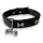 M-PETS Carmen nyakörv csontokkal és medállal S 1,5x22-30cm fekete