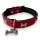 M-PETS Carmen nyakörv csontokkal és medállal M 2x28-35cm piros