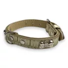 M-PETS Bling nyakörv strasszköves csontokkal S 1,5x22-30cm fehér