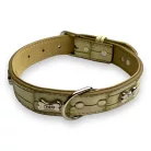M-PETS Bling nyakörv strasszköves csontokkal L 2,5x35-40cm fehér