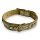 M-PETS Bling nyakörv strasszköves csontokkal L 2,5x35-40cm fehér