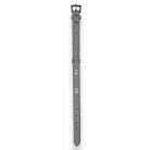 M-PETS Bling nyakörv strasszköves csontokkal L szürke 2,5x35-40cm