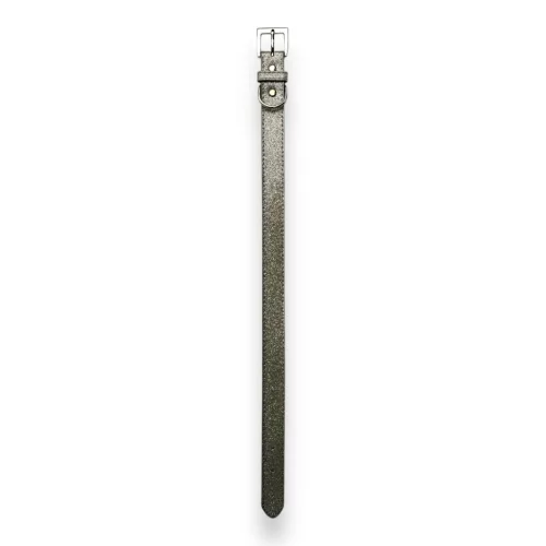 M-PETS csillogó nyakörv L 2,5x35-40cm ezüst