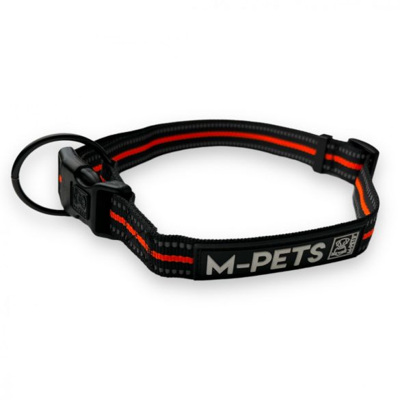 M-PETS nyakörv túrázáshoz XL 2,5x48-75cm narancs