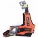 M-PETS háromszög hám túrázáshoz L 45-57/58-72cm narancs
