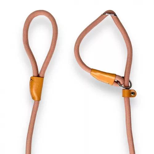M-PETS Eco 2 az 1-ben póráz és nyakörv M 1,2x170cm rózsaszín 100% újrahasznosított műanyag