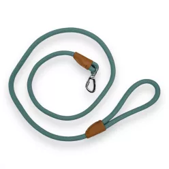   M-PETS Eco póráz biztonsági karabínerrel S 1,2x150cm kék 100% újrahasznosított műanyag
