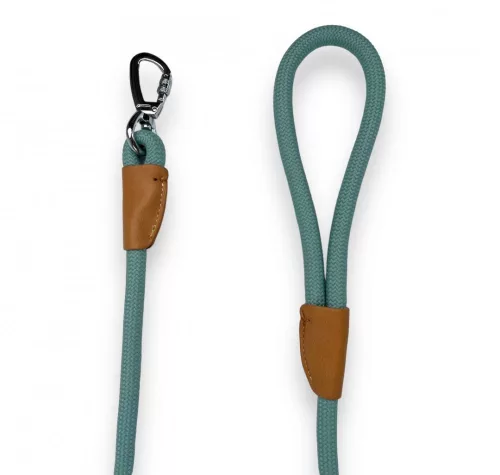 M-PETS Eco póráz biztonsági karabínerrel S 1,2x150cm kék 100% újrahasznosított műanyag