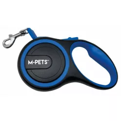 M-PETS Liberty automata póráz S 3m 15kg kék