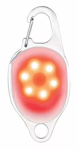 M-PETS LED villogó nyakörvre 500m látótáv USB töltős