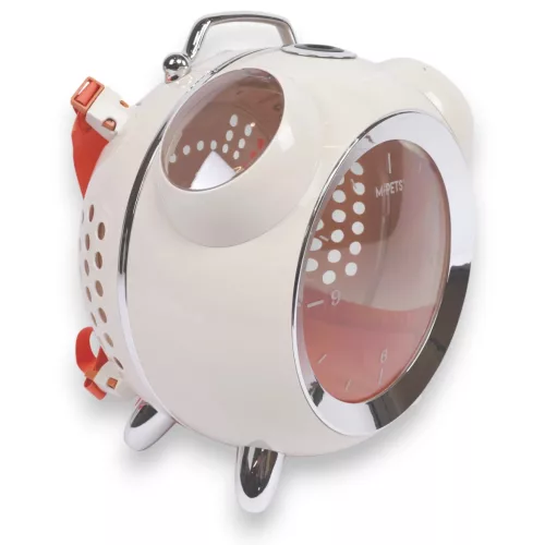 M-PETS Sixties macskaszállító vekker forma hő és páramérővel 42x30x43cm fehér