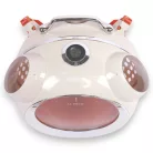 M-PETS Sixties macskaszállító vekker forma hő és páramérővel 42x30x43cm fehér