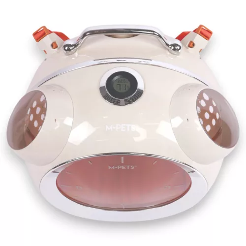 M-PETS Sixties macskaszállító vekker forma hő és páramérővel 42x30x43cm fehér