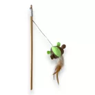 M-PETS cicapeca fluoreszkáló egér 35cm sárga