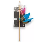 M-PETS cicapeca fluoreszkáló madár 35cm kék