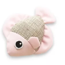 M-PETS fluoreszkáló halak macskajáték 8x7x4cm pink