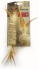 M-PETS Natura tollas szizálhenger/golyó macskajáték 20x3,5cm/12cmx4,5cm