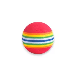 M-PETS macskajáték szivárvány szivacslabda 4,2cm