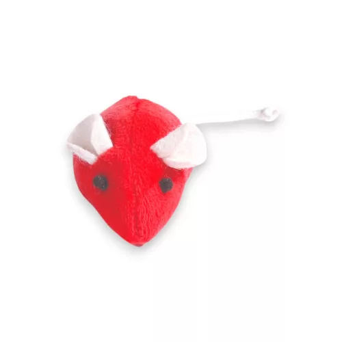 M-PETS macskajáték textil egerek 6cm 1db piros
