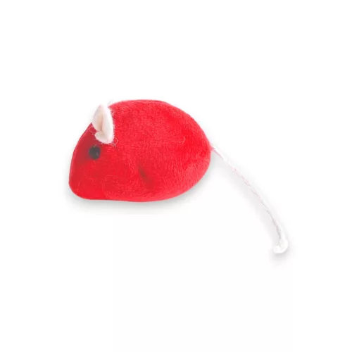 M-PETS macskajáték textil egerek 6cm 1db piros